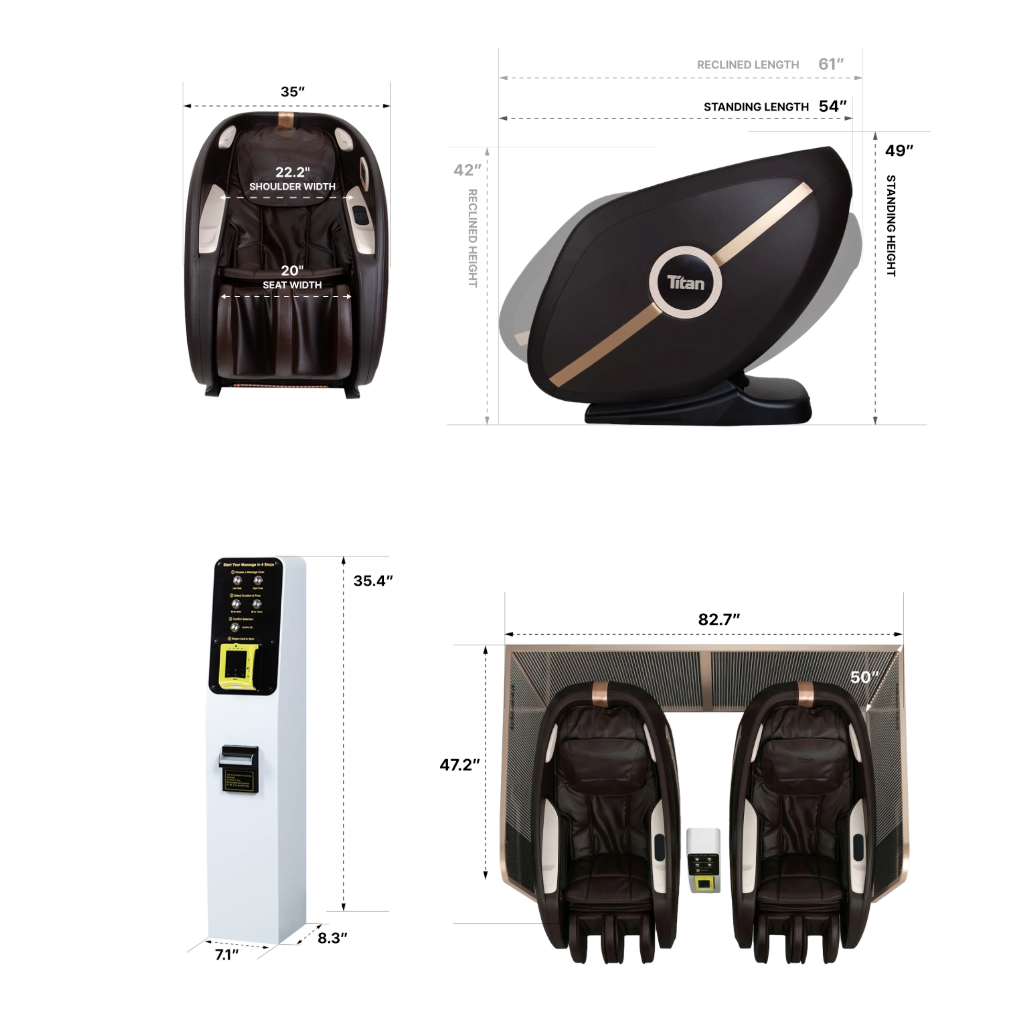 Zena Vending Chair + Nayax Box Bundle (Open Box)